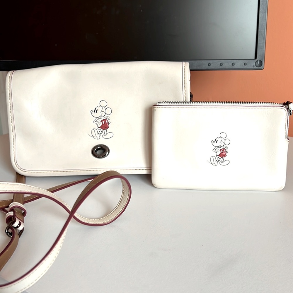 Mickey Mouse coach crossbody